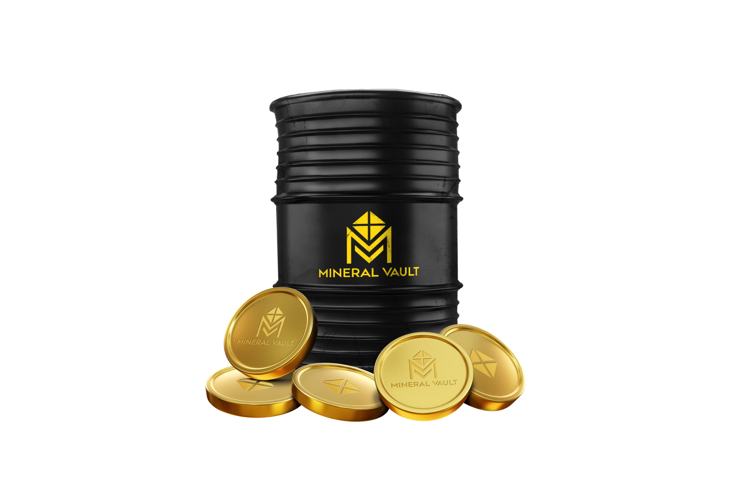 Oil Barrel With Tokens