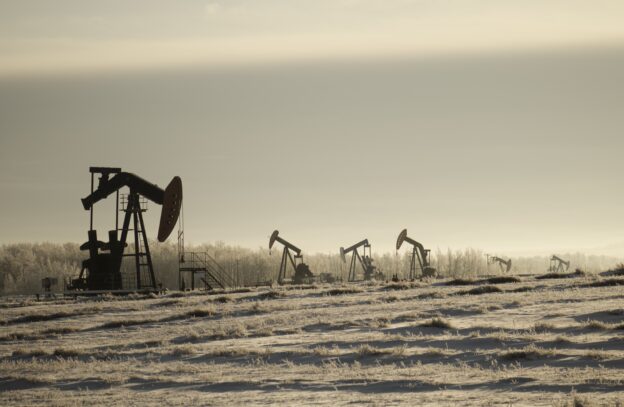 Field With Pumpjacks